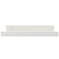 SOPOTUTU White Wood Decorative Wall Shelf, 1 Piece, Floating Wall Storage Shelves for Home, Living Room, Bedroom