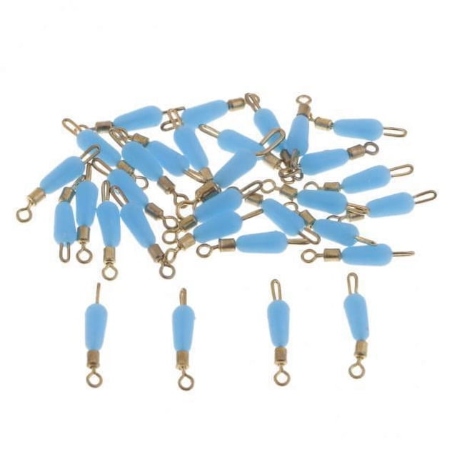 30 Uds. Clips giratorios de pesca Kusrkot de cambio rápido pines conector de sedal de enlace rápido 2 piezas