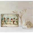 thumbnail image 2 of Vintage Christmas Snowman Tin Sign - Durable Iron Wall Art with Pre-Drilled Holes for Home, Bar, Cafe, Garage Decor - 12x8 Inches, 2 of 6