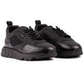 thumbnail image 2 of Belvotti Milano Pullci Leather Trainers, Black, 2 of 4