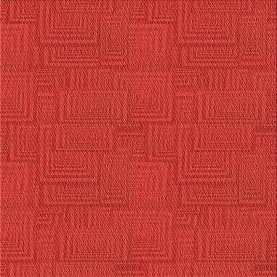 Ahgly Company Machine Washable Indoor Square Transitional Red Area Rugs, 8' Square