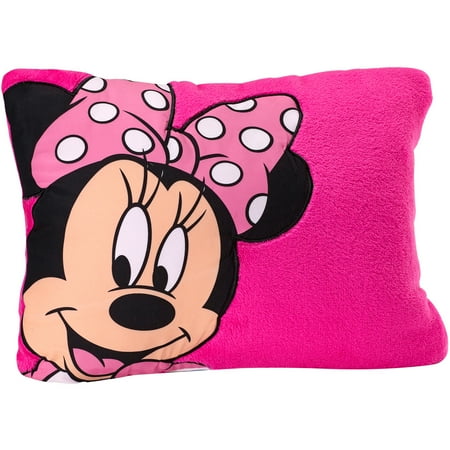 Minnie Mouse® Pink Throw Pillow (16"x12")