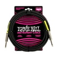 thumbnail image 1 of Cable para Instrumentos Ernie Ball Negro 4,6 m Recto a Recto, 1 of 2