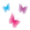 thumbnail image 3 of Animal Duvet Cover Set, Butterfly Silhouettes Colorful Design Wings Life Themed Image Print, Decorative 3 Piece Bedding Set with 2 Pillow Shams, King Size, Dried Rose Pink and Blue, by Ambesonne, 3 of 3