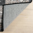 thumbnail image 3 of nuLOOM Moxie SplashGuard Traditional Bordered Machine Washable Area Rug, 9' x 12', Moxie Charcoal, 3 of 11