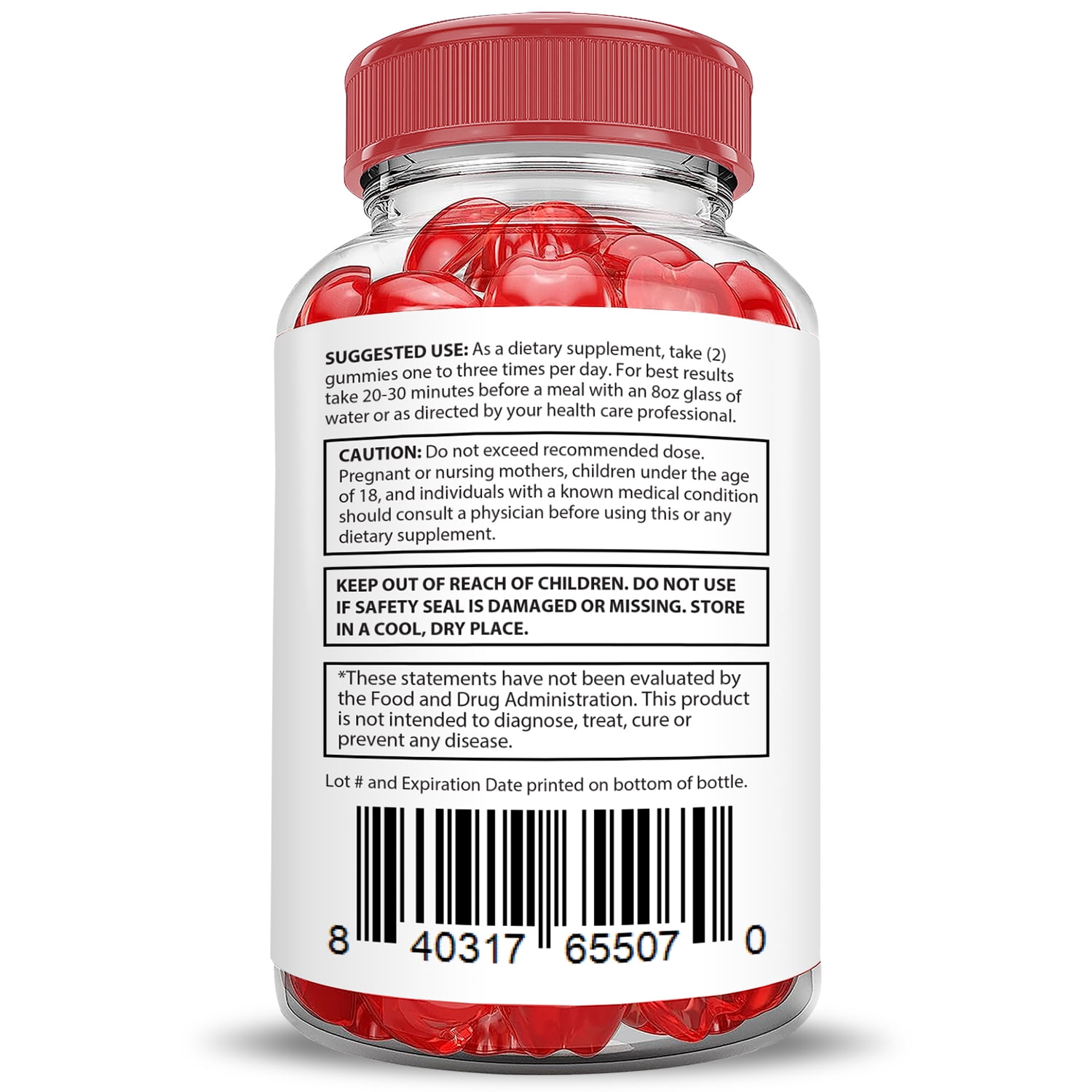 (2 Pack) Trim Tummy Keto Extreme ACV Gummies 2000mg Dietary Supplement 120 Gummys