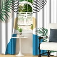 thumbnail image 5 of Lfeey Blackout Curtains, Grommet Top Room Darkening for Living Room, Geometric Lines, 52x63 inch, Set of 2, 5 of 6