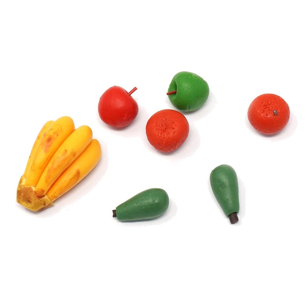 Miniature Artificial Fruit Assortment, 7Piece