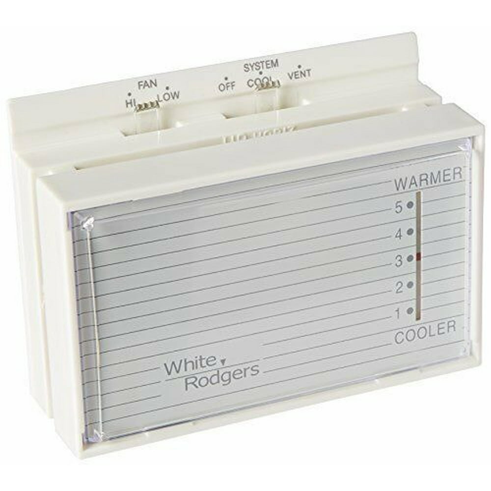 WhiteRodgers 1F51n619 Evaporative Cooling Thermostat White