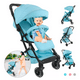 thumbnail image 1 of Carriola De Bastón Para Bebé Portátil Plegable Reclinable Azul GNBSR02, 1 of 9