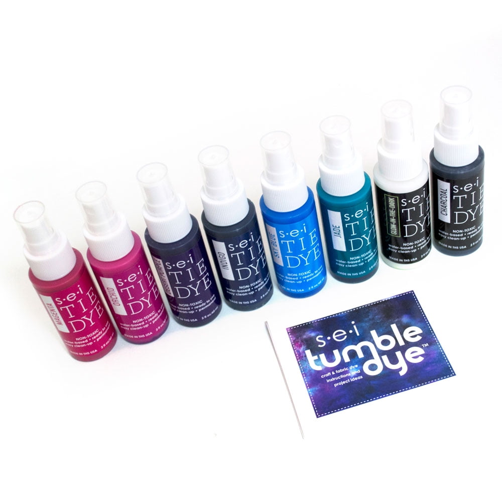 (2 pack) Sei Galaxy Tie Dye Kit, Craft and Fabric Spray, 8 Colors