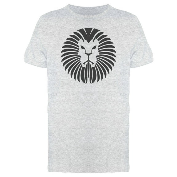 Great Lion Face T-Shirt Men -Image by Shutterstock, Male Medium