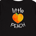 thumbnail image 4 of Inktastic Little Peach Cute Heart Shaped Peach Boys or Girls Long Sleeve Toddler T-Shirt, 4 of 5