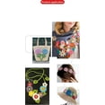 thumbnail image 3 of Tejer a mano Crochet Bordado Cara sonriente Girasol Flor Parches Costura Apliques Margarita Flores Parche para ropa de mujer Sombreros Pinzas para el cabello Ha, 3 of 5