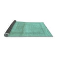 thumbnail image 2 of Ahgly Company Indoor Square Abstract Light Blue Modern Area Rugs, 7' Square, 2 of 4