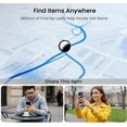 thumbnail image 5 of 2 Pack Tracker Tag [Apple MFi Certified] Pair with Apple Find My(iOS Only) Air Bluetooth Smart Tag Key Finder Item Locator Waterproof Worldwide Tracking Device for Kid Pet Wallet Backpack Dog Luggage, 5 of 5