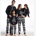 thumbnail image 4 of 2023 Pyjama Imprimé Européen et Américain Tenue de Noël Parent-Enfant Col Rond Ensemble à Manches Longues, 4 of 6