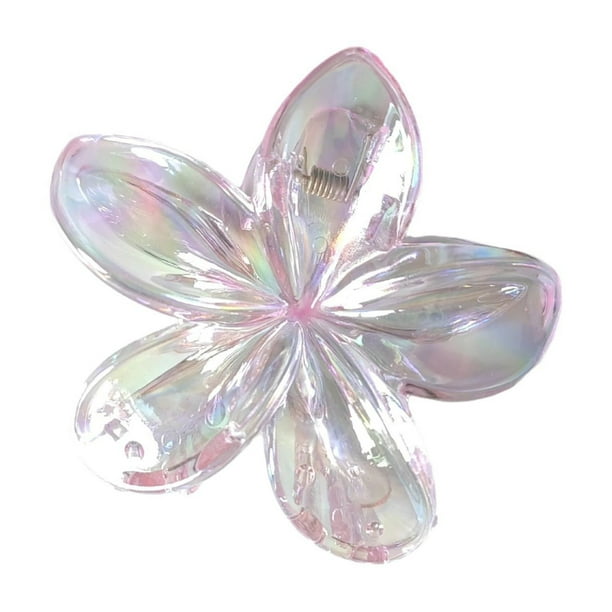 Pinza de Flor para Cabello Grueso 5 Piezas Lindas Pinzas para el Cabello de Margarita para Mujer Pinzas de Garra Grandes Mate para Pinzas de Cabello Fino Flor Antideslizante