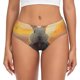 thumbnail image 1 of Balery Flower Meditating Rabbit Ropa Interior de Algodón para Mujer con Dibujo – Braguitas Cómodas y Elásticas, Estilo Clásico-3X-Large, 1 of 6