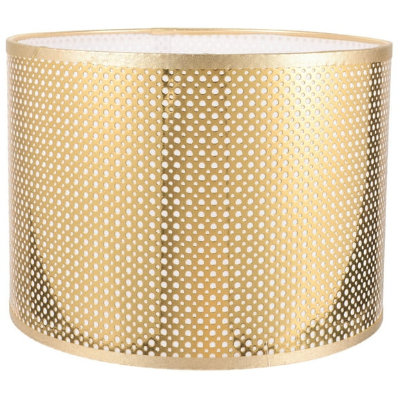 Worgeous  Fabric Lampshade Light Shades for Table Hanging Lampshades Ceiling Lights Golden