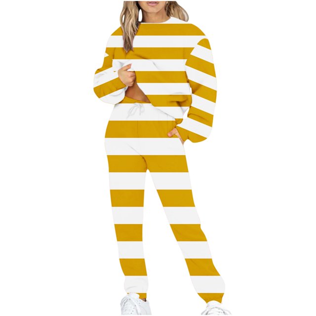 Puntoco Mujeres Chándal Sudadera Pantalones Conjuntos Deporte Blusa de Manga Larga Ropa Casual Conjuntos de Traje Puntoco Puntoco-331