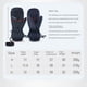 thumbnail image 4 of Guantes de Esquí de Invierno con Pantalla Táctil, Impermeables, Cálidos y de Terciopelo Grueso para Hombres y Mujeres, Talla M, 4 of 5