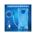 thumbnail image 4 of Gustave 2L Hydration Bladder Water Reservoir BPA Free Leak Proof Hydration Pack Bladder Water Storage Bag for Hiking Running Cycling Camping, 4 of 7