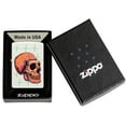 thumbnail image 5 of Zippo Cyber Skull Design White Matte Pocket Lighter, 5 of 6