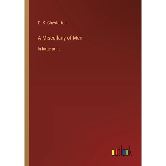 A Miscellany of Men: in large print, (Paperback)