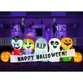 thumbnail image 1 of Calabaza hinchable Joiedomi para Halloween, con LED, fantasma, bruja, 244 cm, 1 of 8