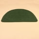 thumbnail image 3 of Felpudo de fibra de polipropileno antideslizante semicircular para casa, oficina y baño (verde oscuro, 40 x 63 cm), 3 of 6