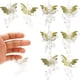 thumbnail image 4 of 24 adornos navideños colgantes de ángel transparentes, elegantes decoraciones para festivales., 4 of 7