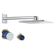 thumbnail image 1 of Grohe 26504000 Rainshower 310 SmartActive Cube Shower Head Set 2 Sprays, 1 of 5