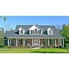 The House Designers: THD-2802 Builder-Ready Blueprints to Build a Country House Plan with Slab Foundation (5 Printed Sets)