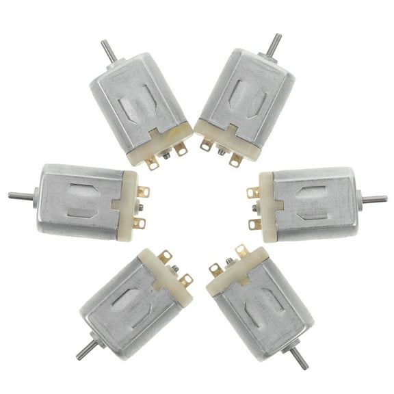 6Pcs Replacement DC Toy Train Motors Set for Electric Cars, Planes, and Scientific Toy Projects