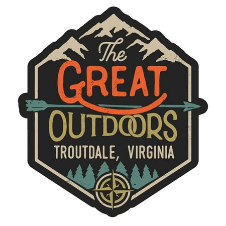 

Troutdale Virginia The Great Outdoors Design 2-Inch Fridge Magnet