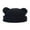 Black, variant on Fall Winter Hats For Women Men Street Fashion Bear Ear Hop Hat Warm Thickened Cap Unisex Brimless Cap