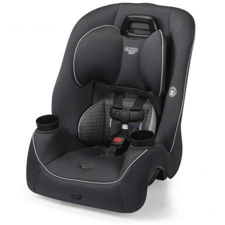 Cosco Kids Easy Elite Slim All-in-One Convertible Car Seat, Grey Glyphs