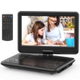 thumbnail image 1 of Reproductor de DVD portátil SQQBZZ de 12,5 pulgadas con pantalla HD de 10,5 pulgadas, negro, 1 of 7