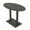 Asian Night w/Matte Black Base, variant on Oval Bistro Height Meeting Table Double Metal Base 34x70 Bar Table