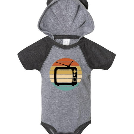 

Inktastic Televison TV Vintage Retro Sunset Gift Baby Boy or Baby Girl Bodysuit