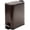 Bronze, variant on 5L/1.3Gal Bronze Stainless Steel Trash Can with Lid & Step Pedal - Soft Close, Removable Inner Bucket for Bathroom, Bedroom, Kitchen, Office