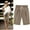 Khaki, variant on Women Elastic Waist Shorts Casual Solid Color Shorts Comfy Lightweight Shorts With Pockets Drawstring Pants for Women Women Casual Pants for Winter Petite Linen Pants for Women Casual Summer Womens