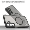 thumbnail image 5 of YEYKX Magnetic for Samsung Galaxy A16 Case [Compatible with MagSafe] [Military Grade Drop Protection] Translucent Matte Shockproof Phone Case,Black,For Samsung Galaxy A16, 5 of 8