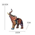 thumbnail image 2 of Resin Elephant Sculpture Ornaments Creative Craft Tabletop Statue for Living Room Bedroom Decor, 2 of 2