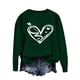 thumbnail image 5 of RKSTN Valentine's Day Sweatshirts for Women Oversized Crewneck Valentines Heart Graphic Print Sweatshirt Womens Casual Plus Size Round Neck Loose Comfy Sweatshirt Fall Spring Clothes Valentine Gift, 5 of 6