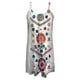 thumbnail image 3 of ICHUANYI Clearance Women's Fashion O-Neck Sexy Sleeveless Cute Cartoon Print Hem Loose Beach Dress(White, L) Ichuanyi Ichuanyi, 3 of 6