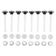 thumbnail image 2 of 8 Pack Toilet Tank Plastic Bolts M10 Tank to Bowl Bathroom Toilet Repair Kits Fitting Screws and Sea, 2 of 5