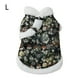 thumbnail image 2 of Ropa de perro espesa ropa mascota lindo traje tang chino año nuevo estilo invierno calidez disfraces perros traje pomeranian maltés l claveles negro Eigraketly PT000713-09, 2 of 7