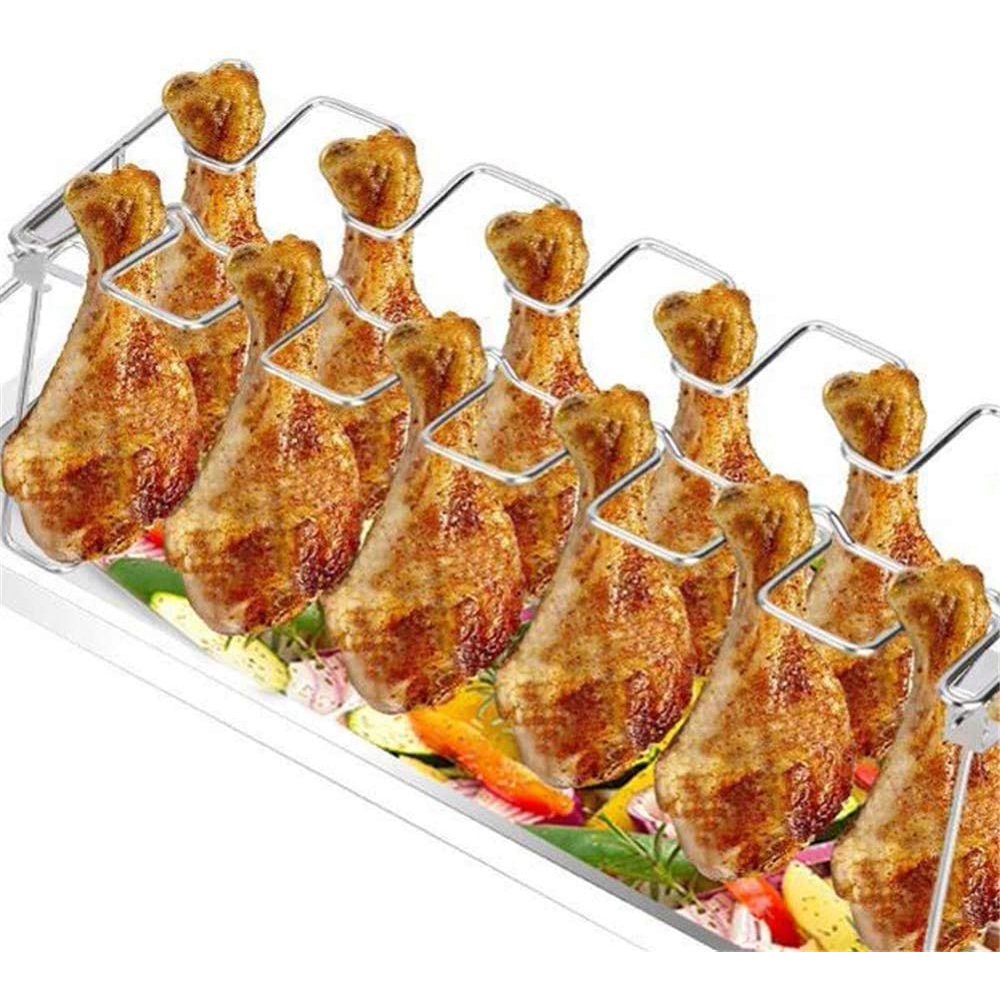 Ma&Baby MultiPurpose Chicken Wing and Leg Rack 14 Slot Grill Rack